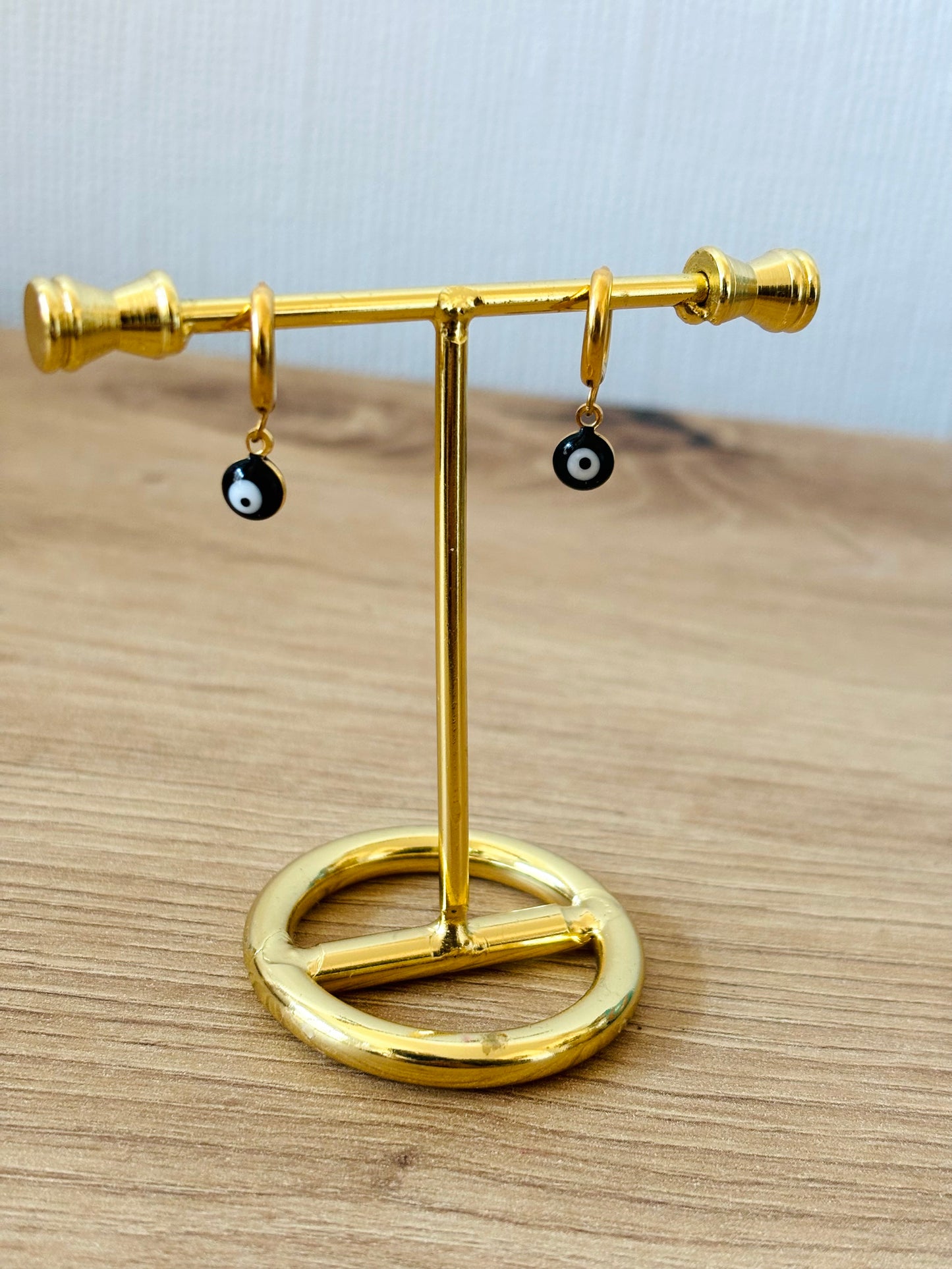 Boucles d'oreilles en acier inoxydable
Anneaux en acier inoxydable
bijoux céleste
bijoux mauvais oeil
bijou symbolique
